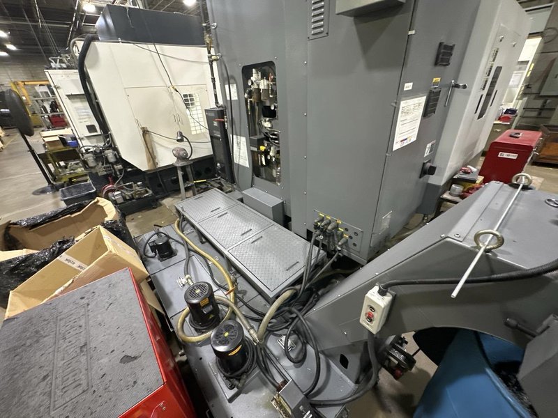DMC Matrix FM50V VMC, 2012 – Fanuc Oi-MD Control, Chip Conveyor