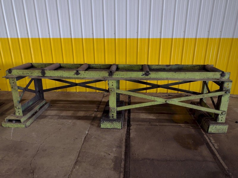20’ X 20” HEAVY DUTY ROLLER CONVEYOR, (4) SECTIONS: STOCK 18710