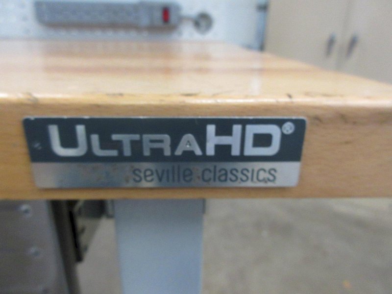 Portable Work Bench with Maple Top, Upper Shelf, Drawer, Work light- Auction Item