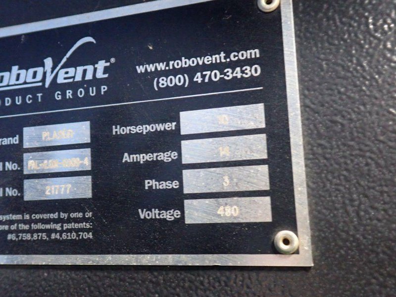 ROBOVENT DUST COLLECTOR   -  PAL-2.5M-5000-4