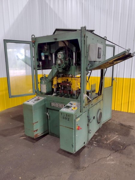 20 TON BRUDERER MODEL #BSTA20 4-POST HIGH SPEED PRESS: STOCK #19218