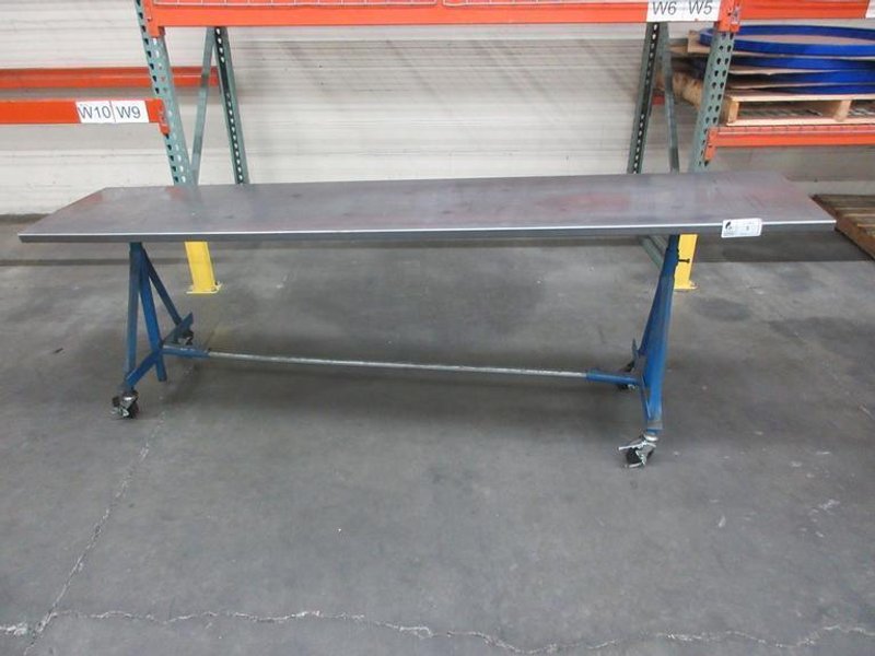 Adjustable Height Portable Steel Cart- Auction Item