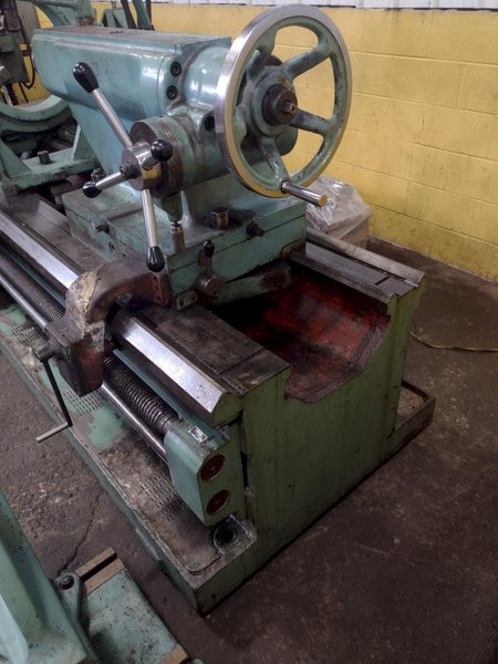 42" X 120" RYAZAN MODEL #1N65 HEAVY DUTY ENGINE LATHE 4.5" HOLE: STOCK #16472
