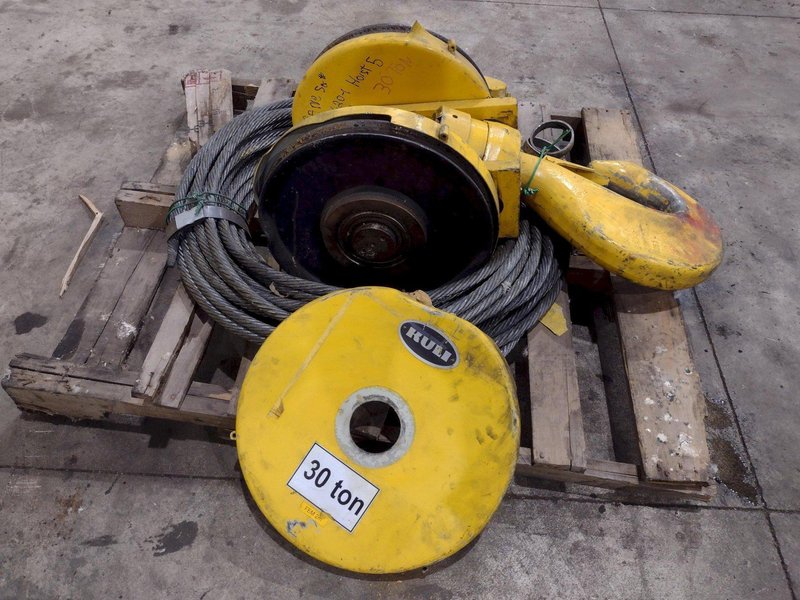 30 TON KULI COIL CRANE HOOK: STOCK #23409