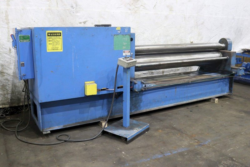 8' X 3/16" MONTGOMERY HYDRAULIC PLATE BENDING ROLL: STOCK #72775