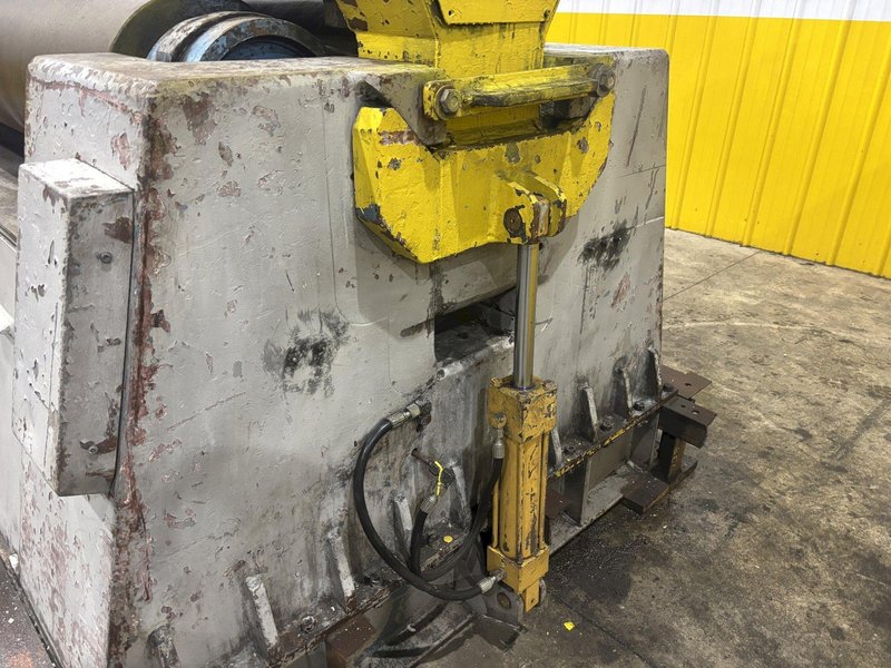 10' X 3/4" KUMLA PULLMAX MODEL #PV7H HYDRAULIC 3 ROLL PLATE ROLL: STOCK #22725