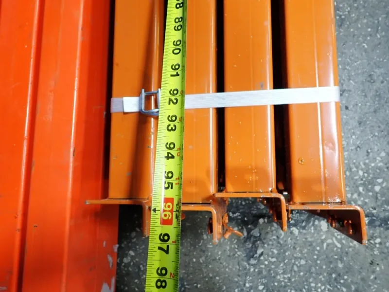 42" X 252" PALLET RACKING LOT  -  TEAR DROP