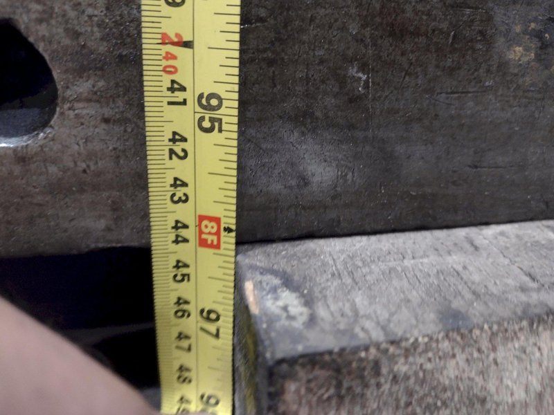 96" H X 36" W X 36" D PRECISION HIGH HEAVY DUTY SLOTTED ANGLE PLATE: STOCK #23016