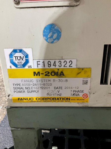 FANUC M-20IA/20T ROBOT W R-30IB CONTROLLER USED