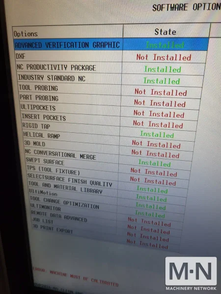 Hurco VM20I CNC 4-Axis Vertical Machining Center, 2019