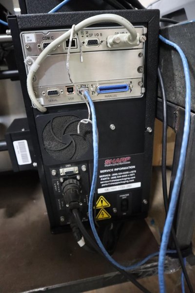 Bagging Center: SHarp SX-16H Bag Filler and Sealer, Metler Toledo Electronic Digital Scale, Granite Surface Plate, Steel Stand - Remote Foot Trip- Auction Item