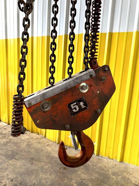 5 TON JET ELECTRIC CHAIN HOIST: STOCK #18862