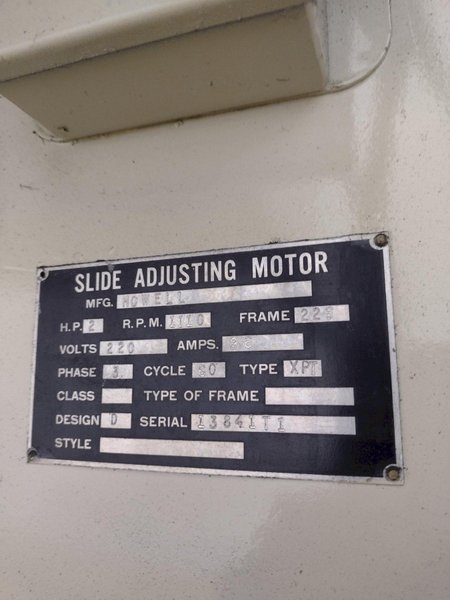 125 TON MINSTER MODEL #S2-125-48-36 SSDC PRESS, 10" STROKE: YOBRO #25090