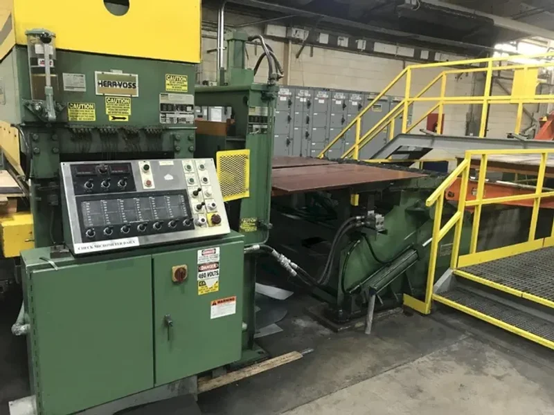 Herr-voss  60" X .105" X 40,000 Lb  High Speed Cut To Length Line