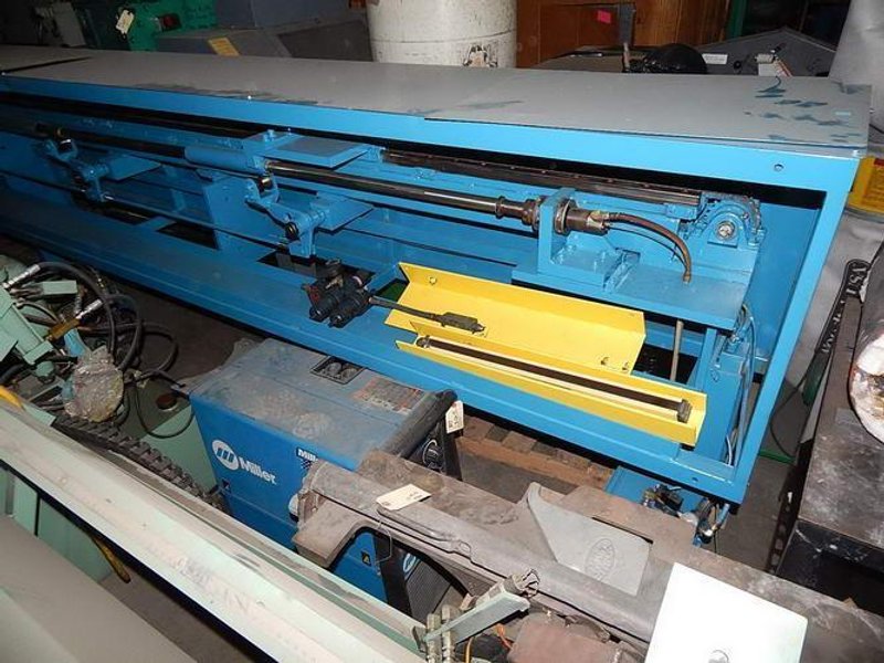 USED HAVEN AUTOMATIC SHEAR CUT TUBE CUTOFF MACHINE, Model 740 Kleencut, 4”, Stock No. 10522