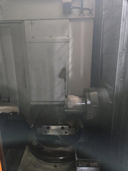 Mazak HCN-4000 400mm HMC, 2012 – 80 Tools, Full 4th Axis, CAT40, Probing, Chip Conveyor