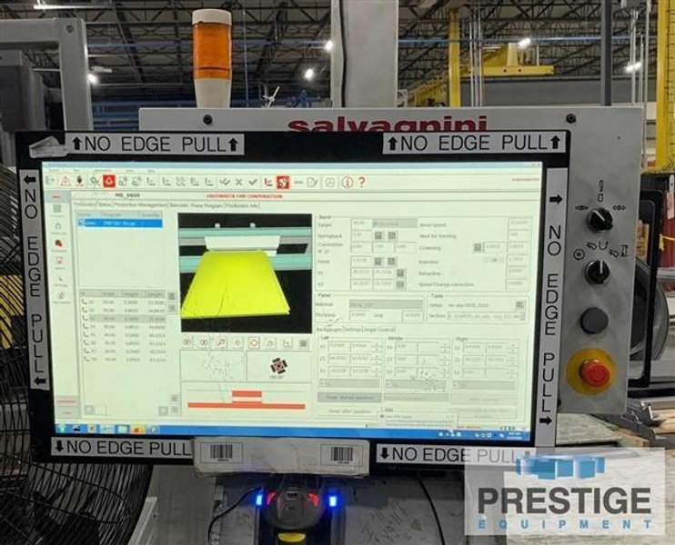 Salvagnini 242 Ton x 13&#039; 7-Axis B3-220/4250 CNC Hydraulic Press Brake