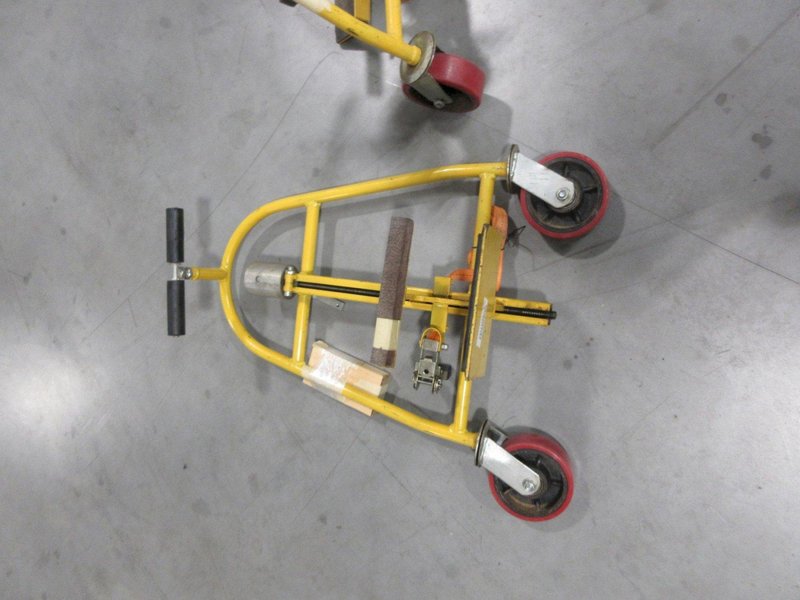 Manual Furniture Moving Dollies, Heavy Duty 1320 lb Capacity, 12" Lift with Swiveling Casters and Ratchet Straps- Auction Item