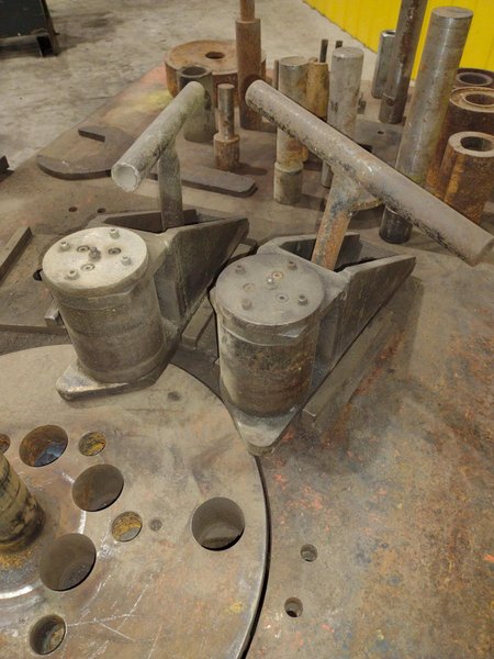 #11 IRON MASTER HYDRAULIC ROTARY REBAR BENDER &amp; BAR SHEAR: STOCK 22436