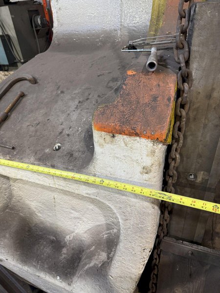 400 TON X 108&quot; CHAMBERSBURGH WHEEL PRESS. STOCK # 0889025