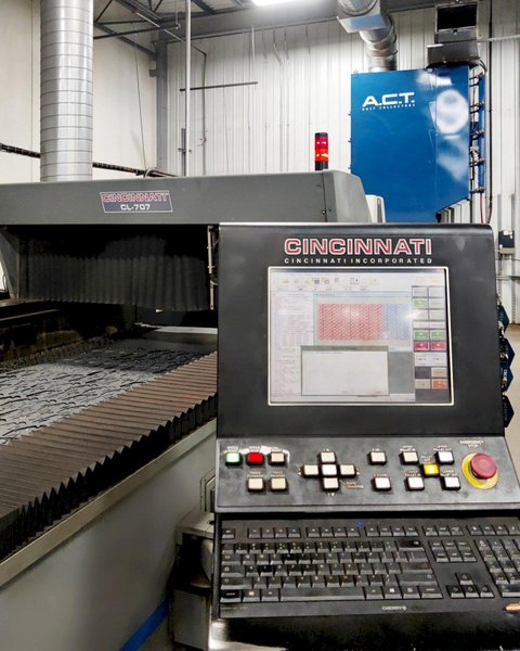 Cincinnati CL-707 5&#039; x 10&#039; 3.3KW CO2 Laser