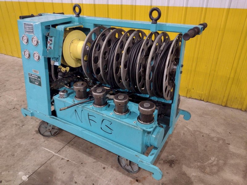40 TON MODERN HYDRAULICS 4 CYLINDER PORTABLE HYDRAULIC DIE SETTING &amp; SEPARATING SYSTEM: STOCK #23774
