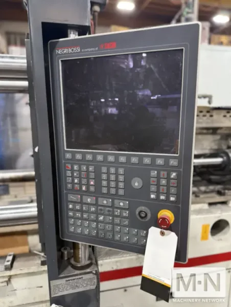 180 TON 12.6 OZ NEGRI BOSSI MODEL V180 CANBIO INJECTION MOLDING MACHINE MFG 2012
