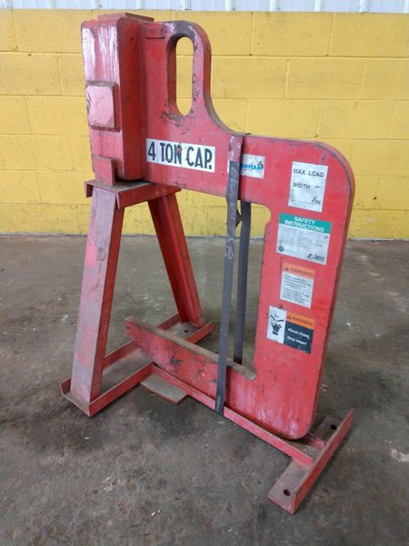8,000 LBS 4 TON BUSHMAN MODEL #610 LIFTING C-HOOK: STOCK #14882