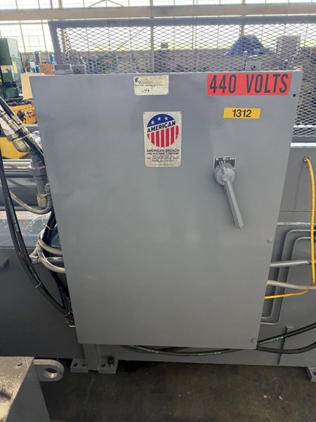 20 TON X 72&quot; STROKE AMERICAN BROACH &amp; MACHINE MODEL HD-20-72 HORIZONTAL BROACH. STOCK # 0449125.
