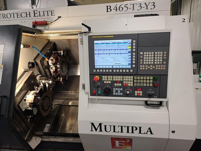 2020 Eurotech B465 T3-Y3 Multipla CNC Lathe (#5688)