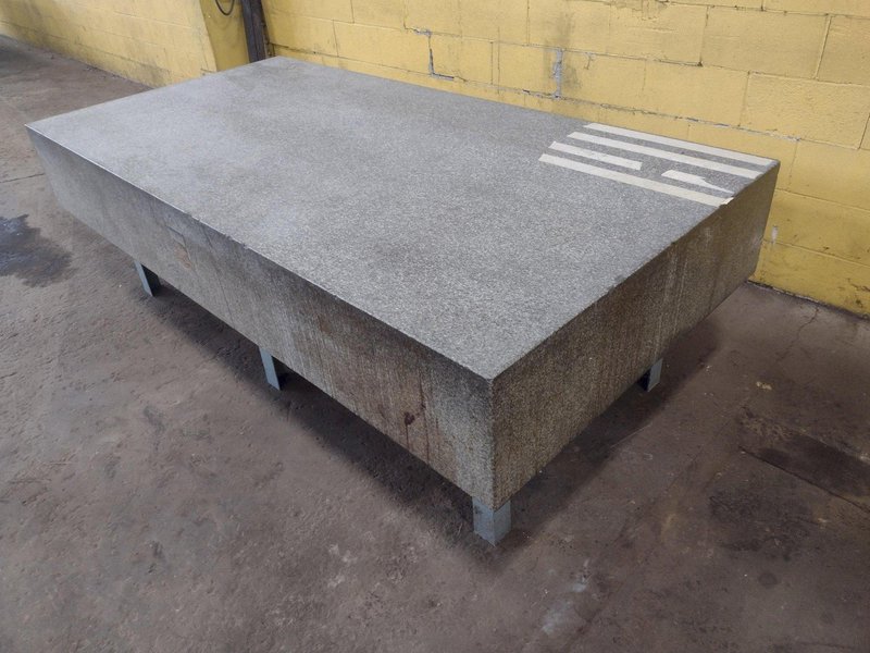8&#039; X 4&#039; X 14&quot; ROCK OF AGES PRECISION LAYOUT INSPECTION GRANITE TABLE: STOCK #23794