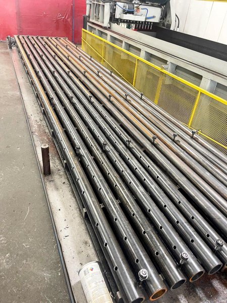 4’ x 26’ multi spindle CNC Gantry Drilling Machine