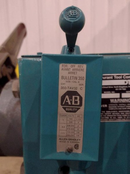 4,000 LB X 16" DURANT MODEL #MD-401-M MOTORIZED UNCOILER COIL REEL. STOCK # 0540326
