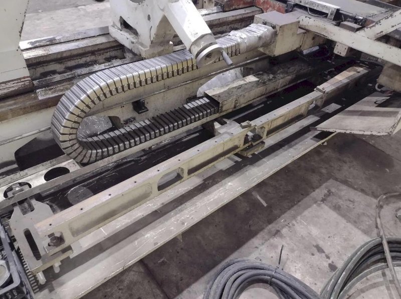 35" X 120" WILLIS PK35 HOLLOW SPINDLE ENGINE LATHE 10" HOLE. STOCK # 0547226