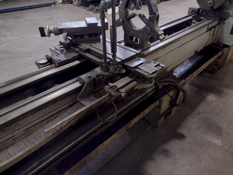 22" X 157" TARNOW MODEL TUJ 50M GAP BED ENGINE LATHE, 3.5" HOLE: STOCK 17547