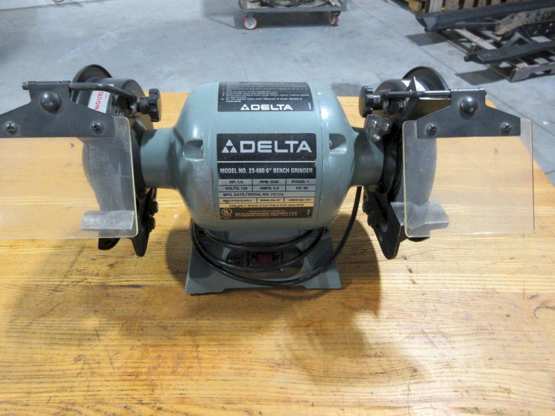 Delta 6&quot; Double End Bench Grinder, Model 23-680- Auction Item