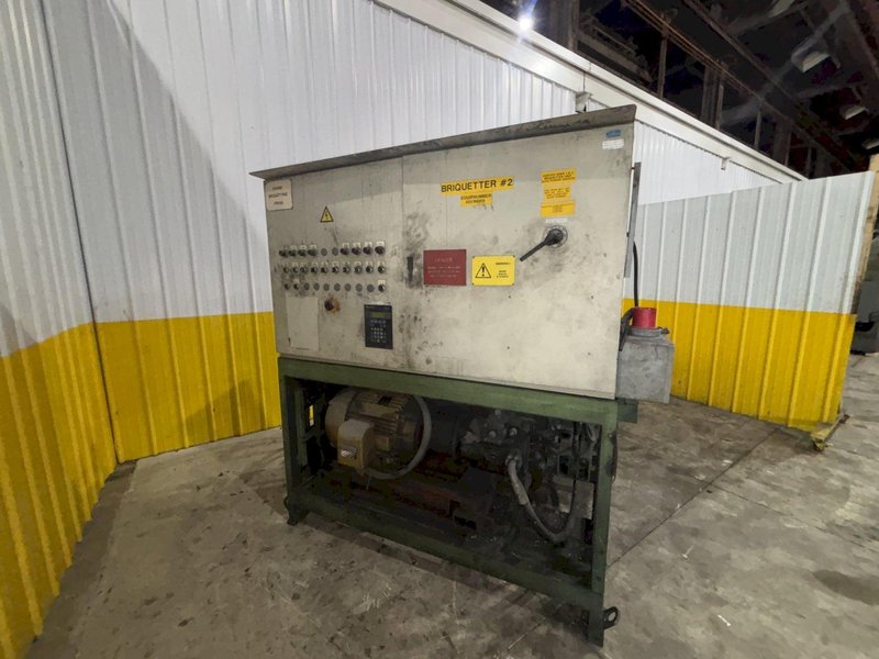HERTWICH ENGINEERING MODEL #HE-300-30/A SWARF PUCK BRIQUETTER PRESS MACHINE: STOCK #23344