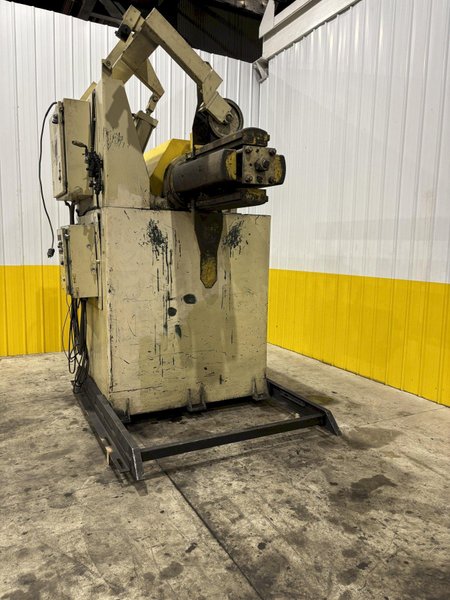 16,000 LBS X 30&quot; X 84&quot; OD ROWE MODEL #16030-DSV MOTORIZED COIL REEL UNCOILER: STOCK #22333