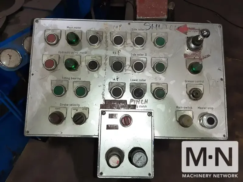 5' X 2" HAUSLER 3 ROLL HYDRAULIC PLATE ROLL