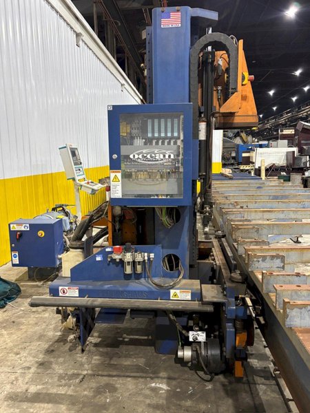 2&quot; X 60&#039; PEDDINGHAUS MODEL #1000/1B OCEAN AVENGER CNC STRUCTURAL BEAM DRILL LINE 2008: YOBRO #23978