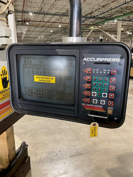 ACCUPRESS 71008 PRESS BRAKE USED