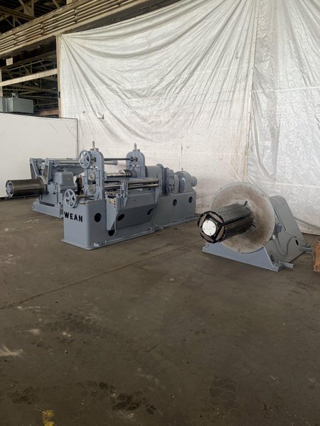 24" x .125" x 6,000lb Wean Slitting Line