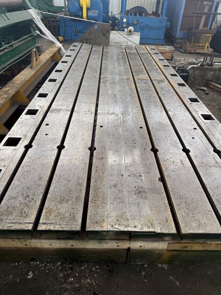 20' X 94"  CAST IRON T SLOTTED FLOOR PLATE : STOCK #81114