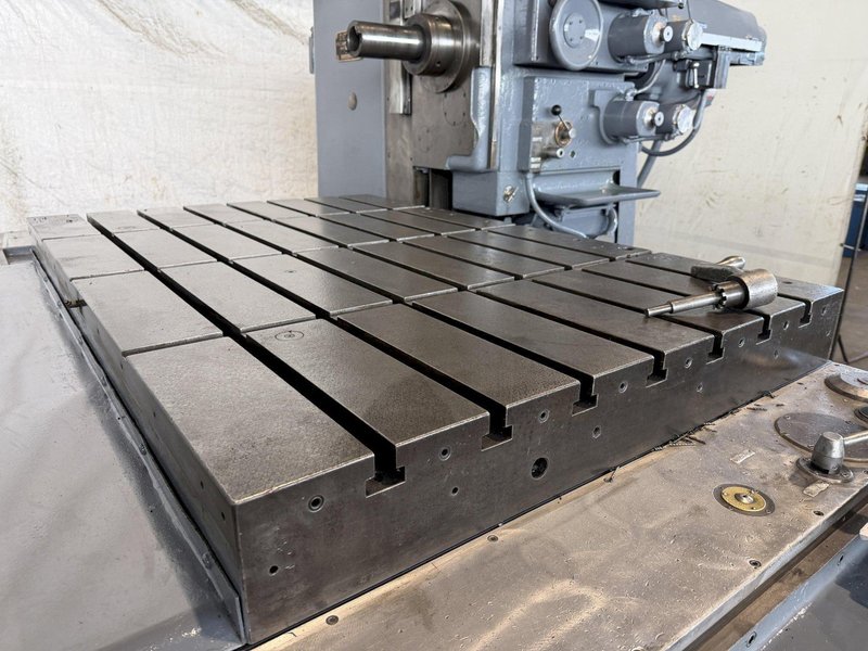 4" DEVLIEG 4H-60 SPIRAMATIC HORIZONTAL BORING MILL. STOCK # 0220326