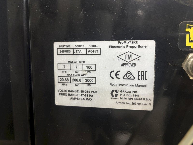 GRACO PROMIX 2KE MULTI COMPONENT PAINT SYSTEM: STOCK #22175