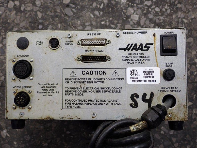 HAAS AUTOMATION INC BRUSHLESS ROTARY CONTROL