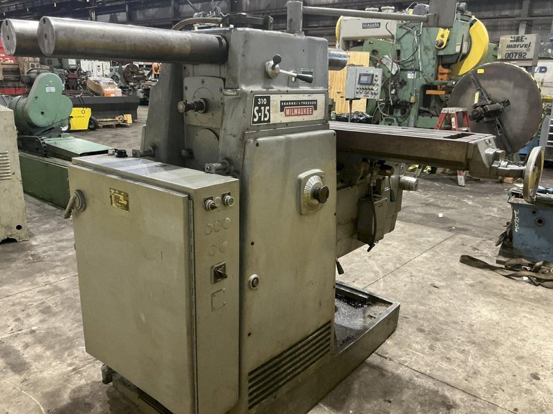 #3 KEARNEY &amp; TRECKER MODEL #310 S-15 HORIZONTAL MILL K&amp;T MILWAUKEE : YOBRO #25930