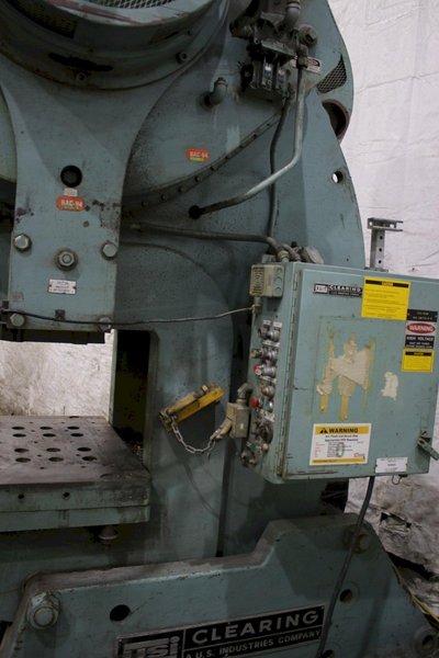 110 TON CLEARING OBI BACKGEARED PRESS: STOCK #74903