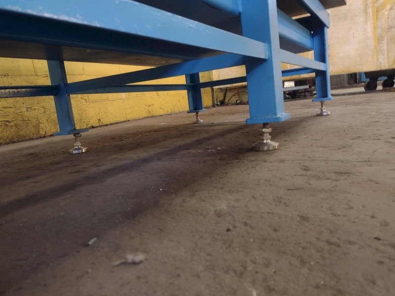 8&#039; X 4&#039; X 14&quot; CHALLENGE PRECISION LAYOUT INSPECTION GRANITE TABLE W/ EDGE LEDGES: STOCK #23812