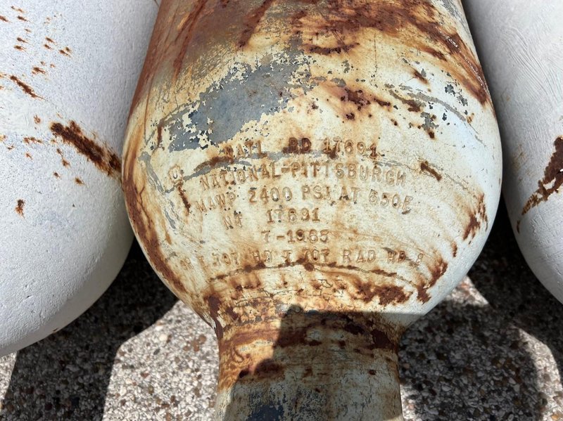 (3) 20&#039; LONG 2400 PSI VESSELS STOCK #3161